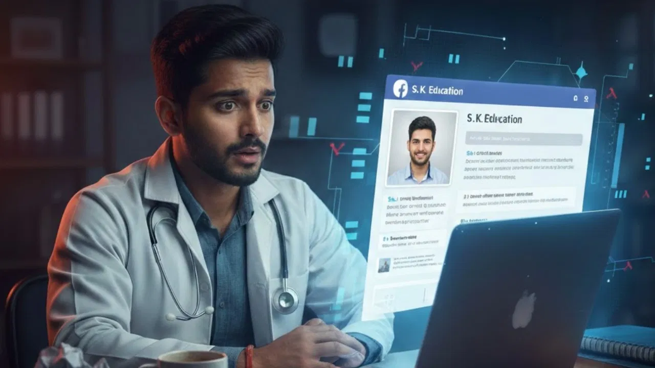 फेसबुकवरील मैत्रीचा गैरफायदा घेत MD मेडिसिन ॲडमिशनचे आमिष दाखवून तरुण डॉक्टरची ३.८६ कोटींची फसवणूक